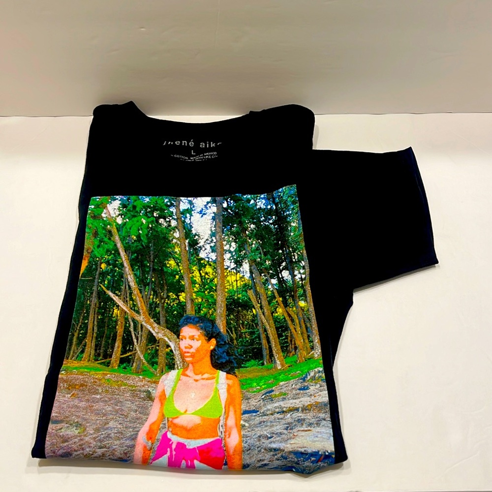 Jhene Aiko singer, black T-shirt, large brand new never worn.